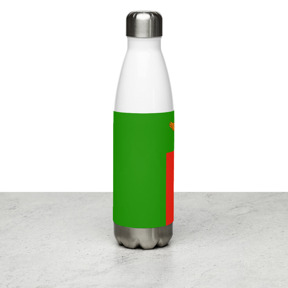 National Flag Water Bottles - Collection 4 Zambia water-bottle-white