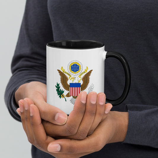 Stars and Stripes Crest Mug: Toast to Freedom