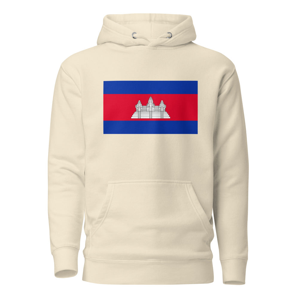 National Flag Hoodies - Collection 8 Cambodia whoodie-l