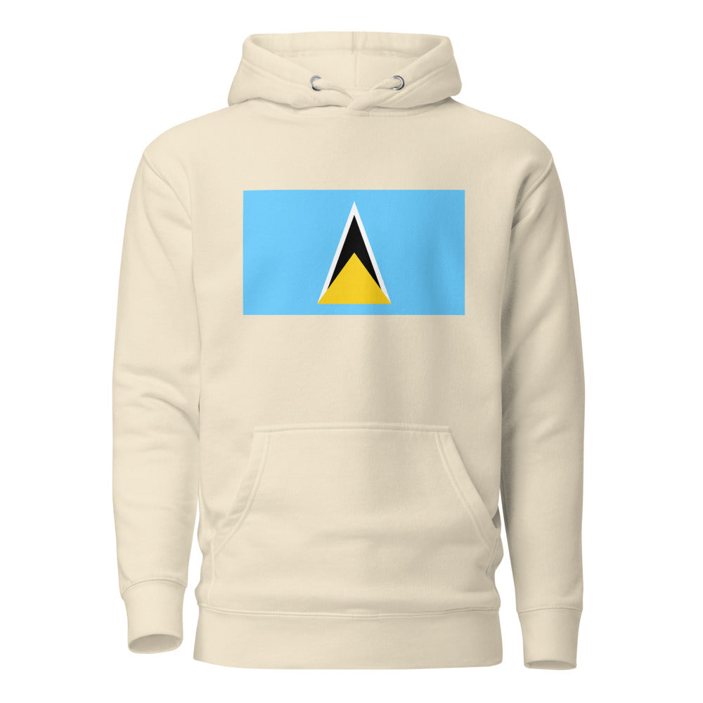 National Flag Hoodies - Collection 9 Saint Lucia whoodie-l