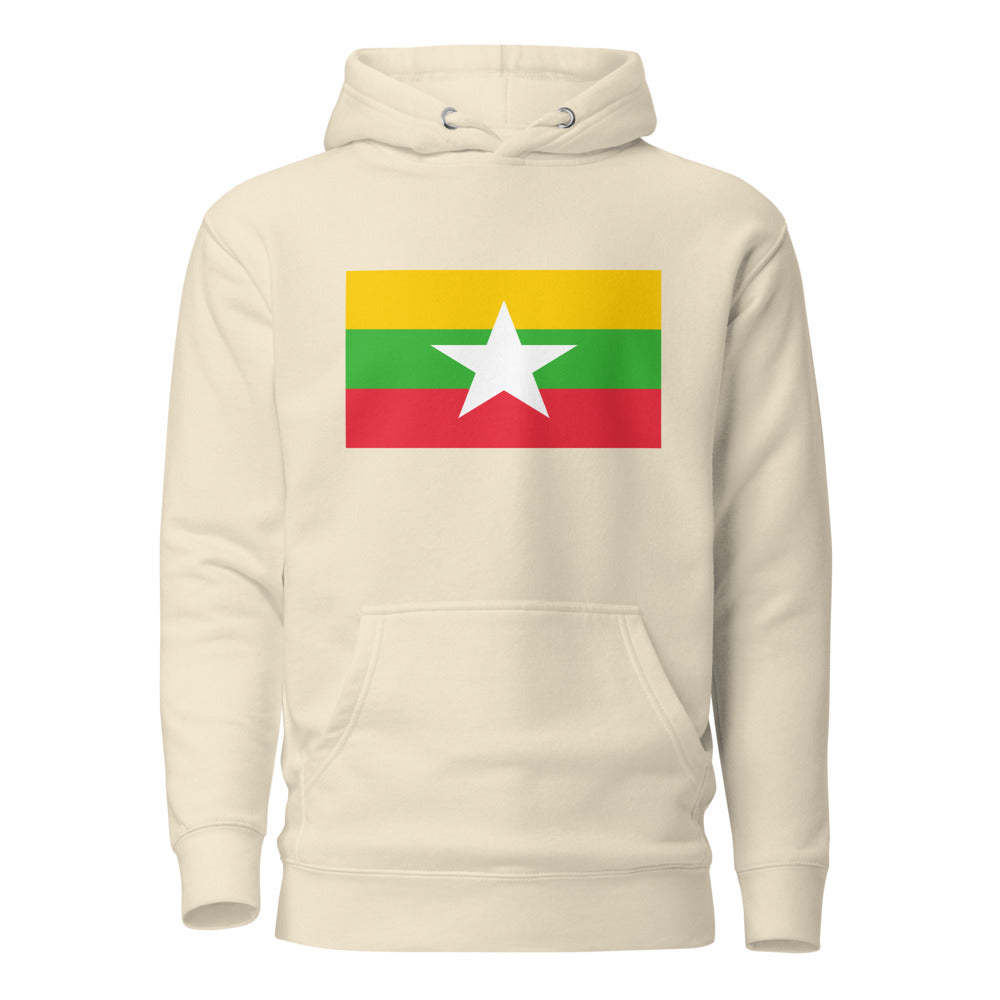 National Flag Hoodies - Collection 10 Myanmar whoodie-l