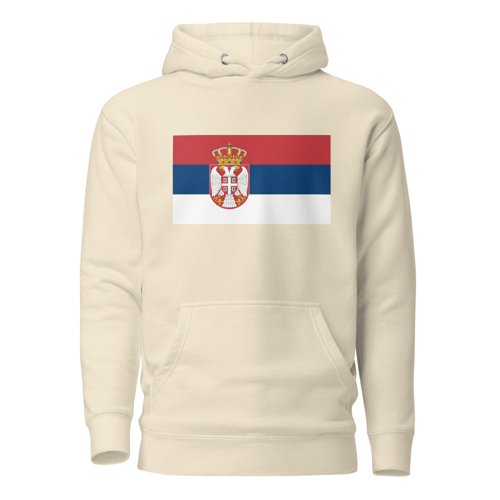 National Flag Hoodies - Collection 13 Serbia whoodie-l