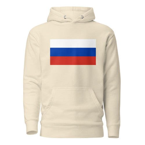 National Flag Hoodies - Collection 13 Russia / L / Bone