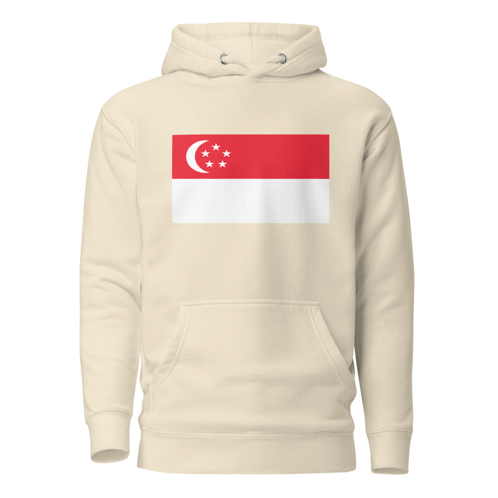 National Flag Hoodies - Collection 13 Singapore whoodie-l