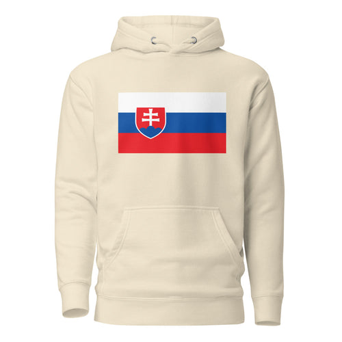 National Flag Hoodies - Collection 13 Slovakia / L / Bone