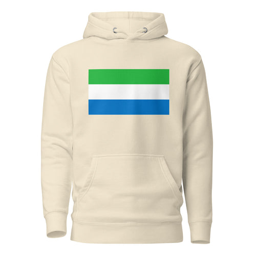 National Flag Hoodies - Collection 13 Sierra Leone / L / Bone