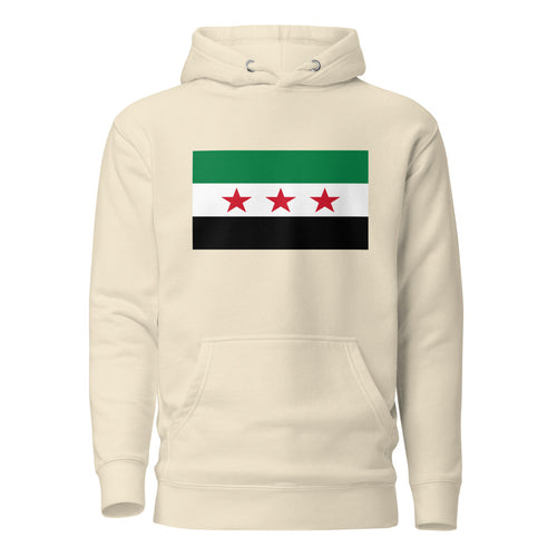 National Flag Hoodies - Collection 14 Syria / L / Bone