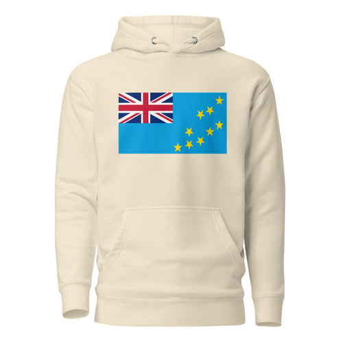 National Flag Hoodies - Collection 15 Tuvalu / L / Bone