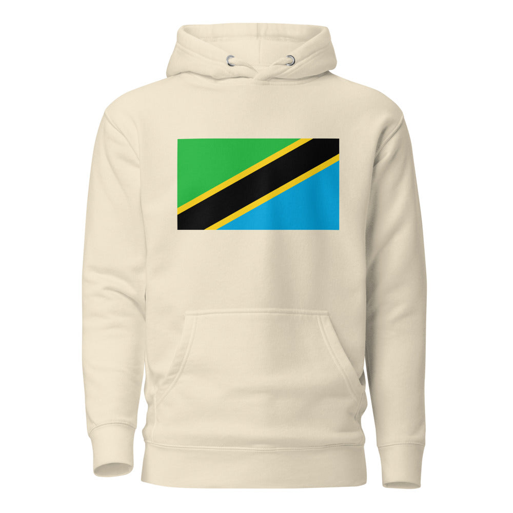 National Flag Hoodies - Collection 15 Tanzania whoodie-l