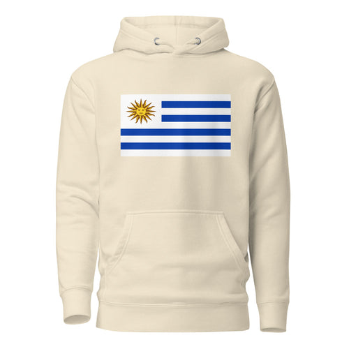 National Flag Hoodies - Collection 16 Uruguay / L / Bone