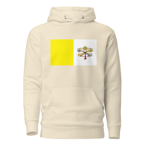 National Flag Hoodies - Collection 16 Vatican City / L / Bone