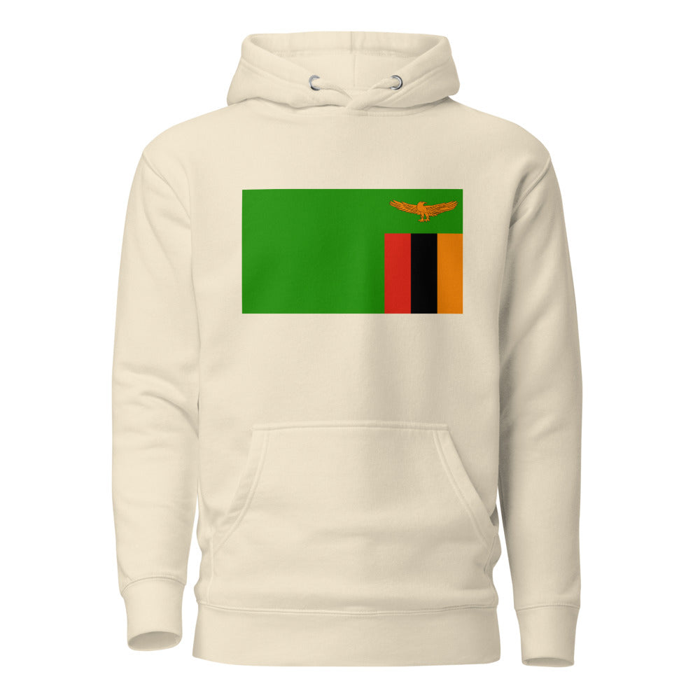 National Flag Hoodies - Collection 16 Zambia whoodie-l