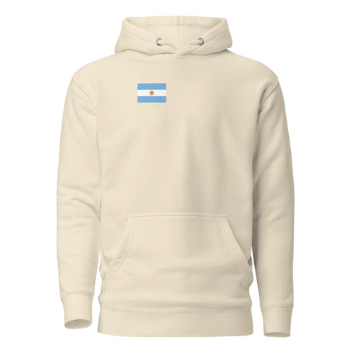 National Flag Hoodies - Collection 1 Argentina / M / Bone