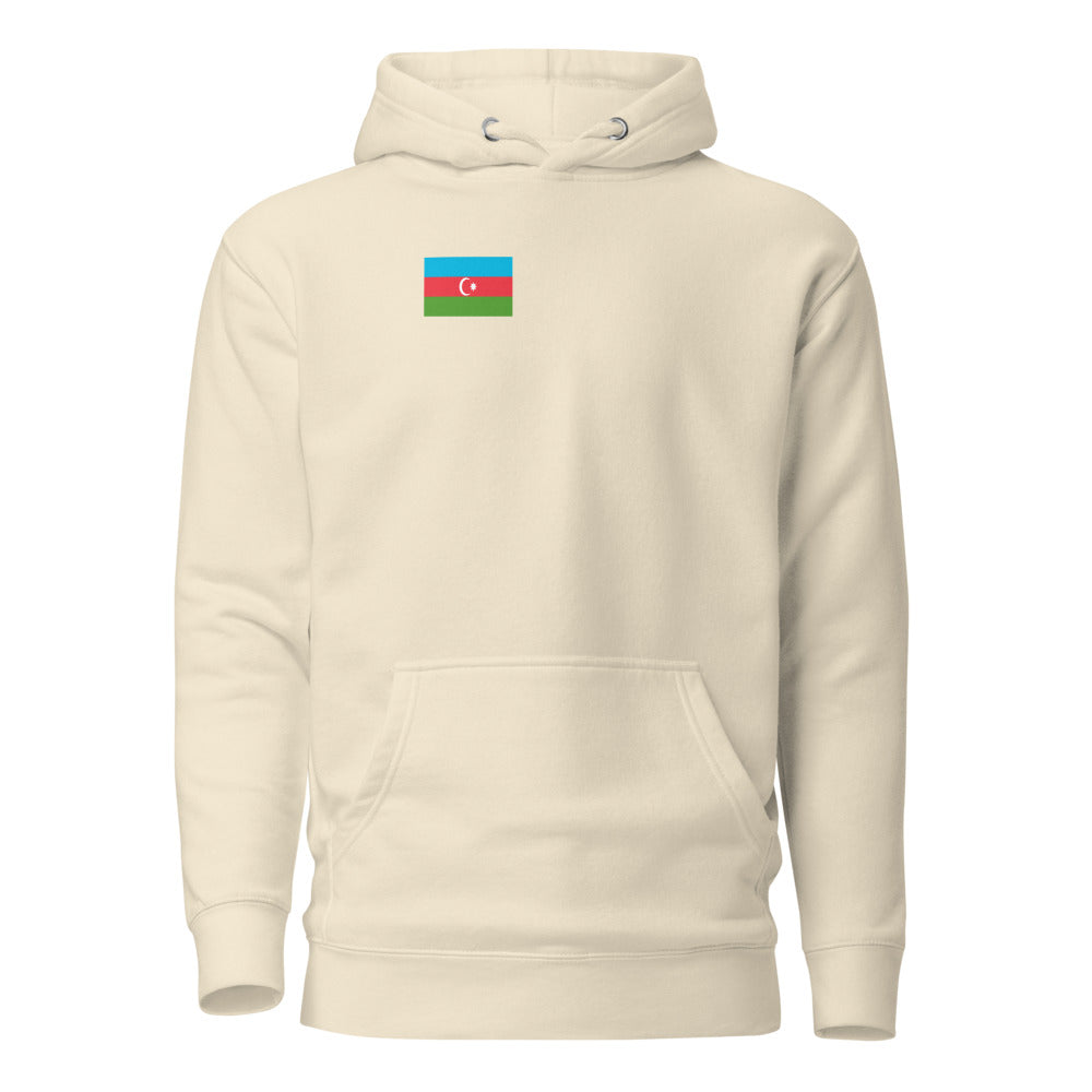 National Flag Hoodies - Collection 1 Azerbaijan whoodie-m