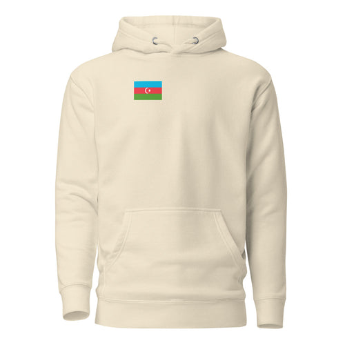 National Flag Hoodies - Collection 1 Azerbaijan / M / Bone