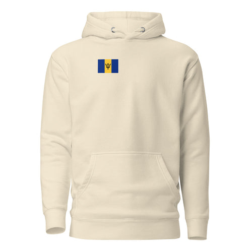 National Flag Hoodies - Collection 2 Barbados / M / Bone