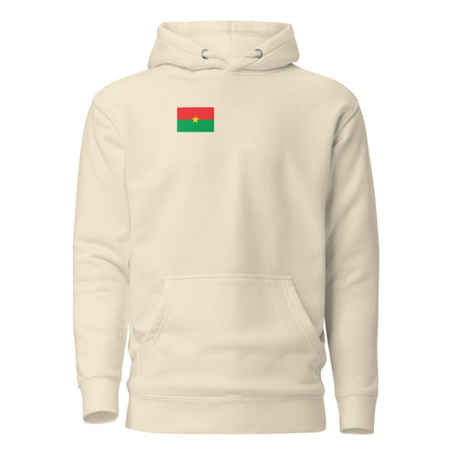 National Flag Hoodies - Collection 2 Burkina Faso / M / Bone