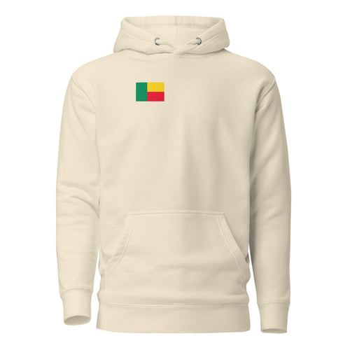 National Flag Hoodies - Collection 2 Benin / M / Bone
