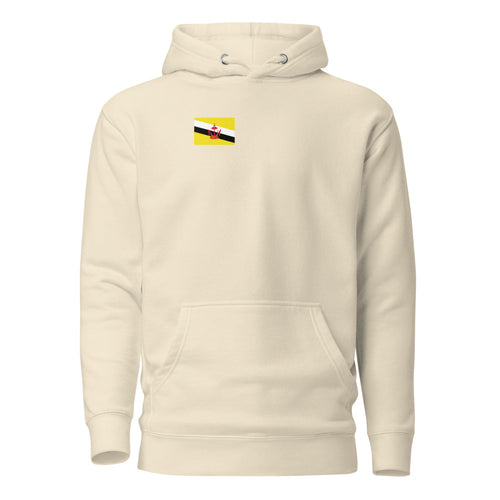 National Flag Hoodies - Collection 2 Brunei / M / Bone