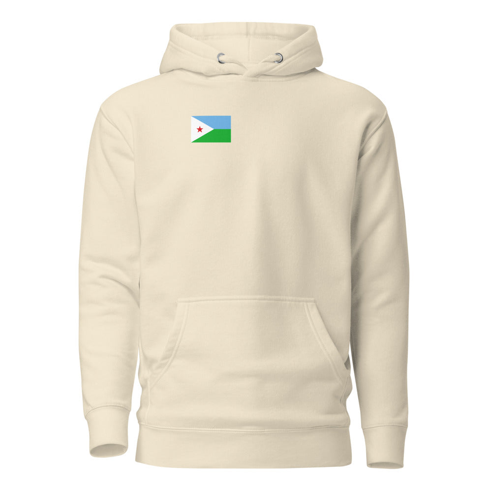 National Flag Hoodies - Collection 4 Djibouti whoodie-m