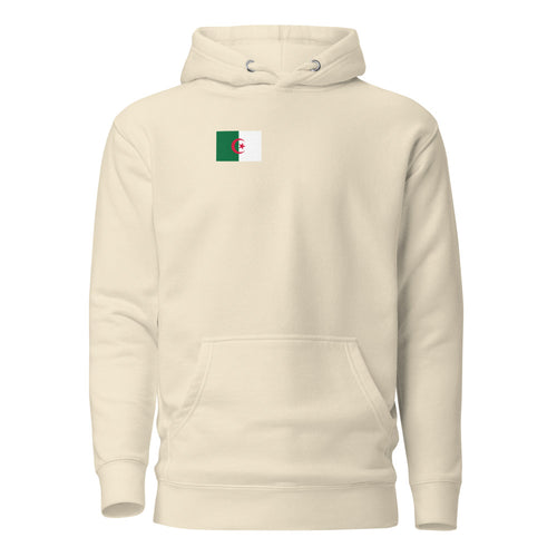 National Flag Hoodies - Collection 4 Algeria / M / Bone