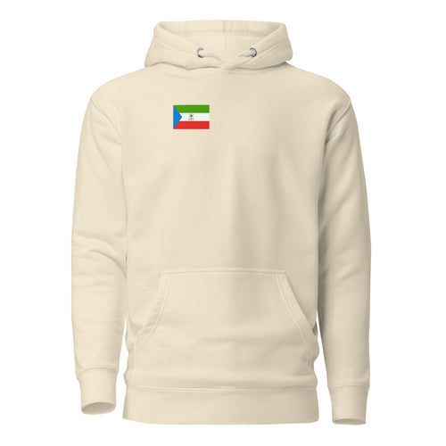 National Flag Hoodies - Collection 6 Equatorial Guinea / M / Bone