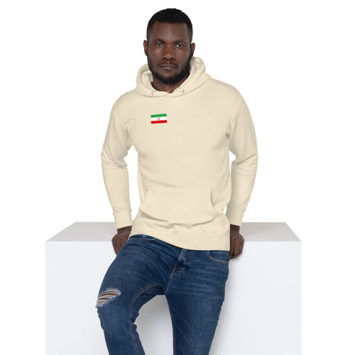 National Flag Hoodies - Collection 7 Iran / M / Bone