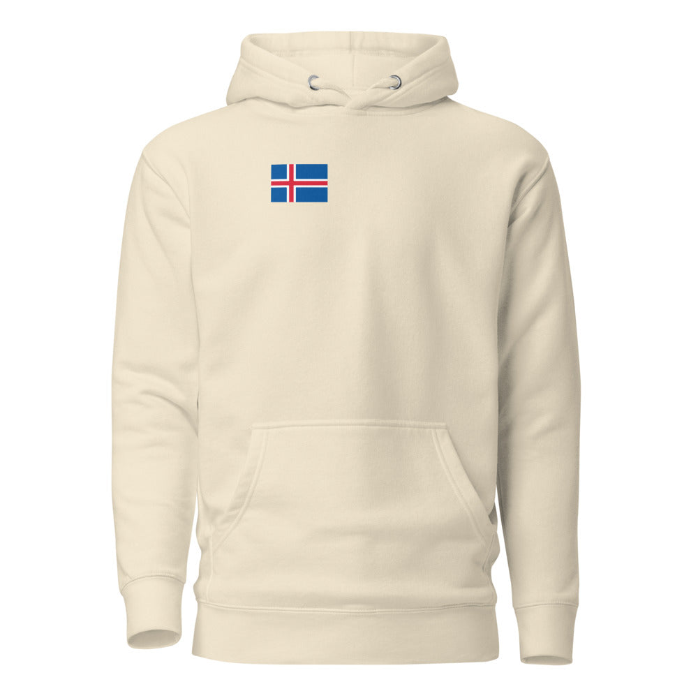 National Flag Hoodies - Collection 7 Iceland whoodie-m
