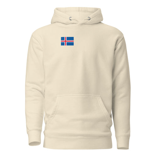 National Flag Hoodies - Collection 7 Iceland / M / Bone