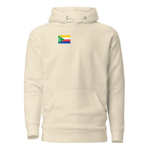 National Flag Hoodies - Collection 8 Comoros / M / Bone