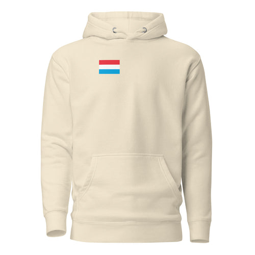 National Flag Hoodies - Collection 9 Luxembourg / M / Bone