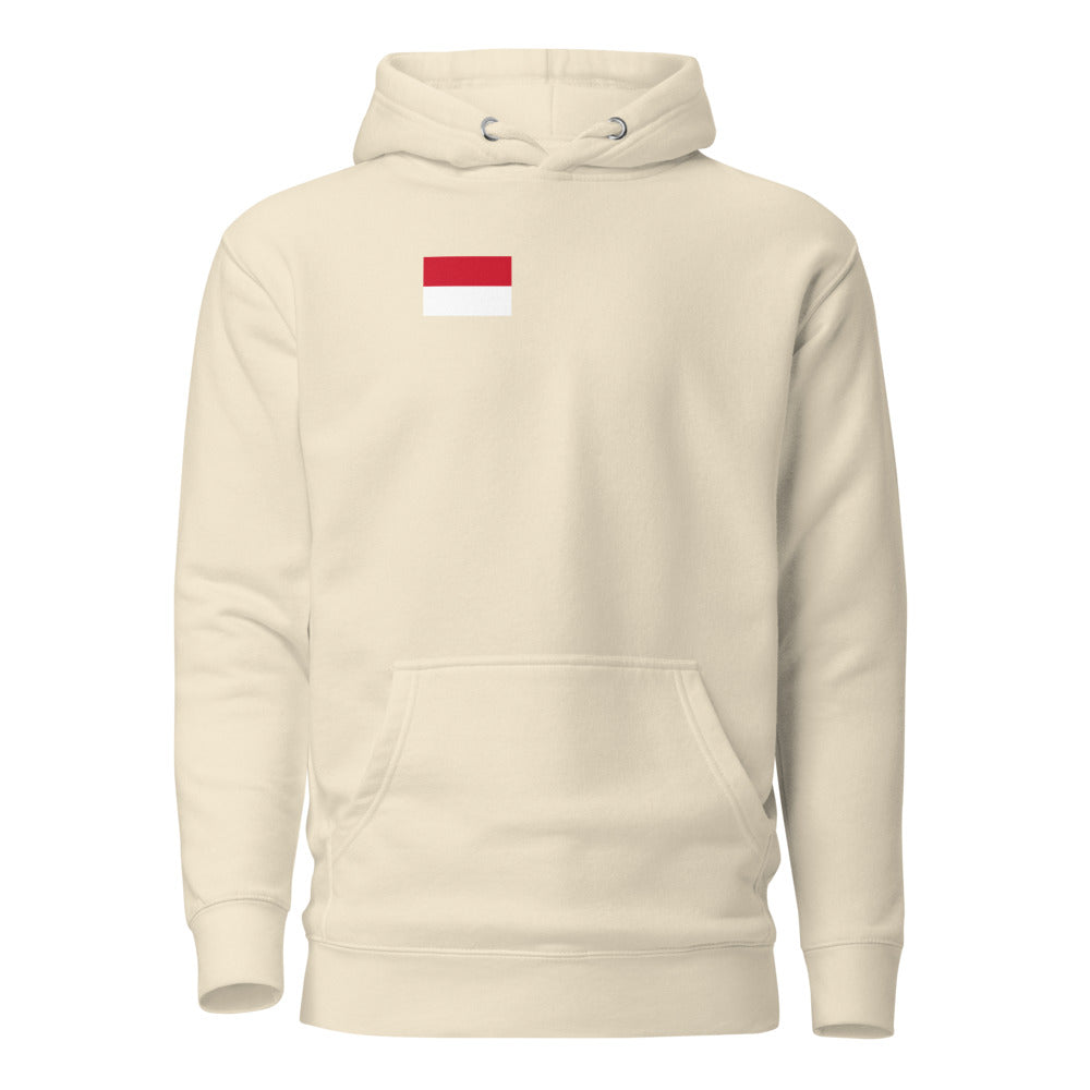 National Flag Hoodies - Collection 9 Monaco whoodie-m