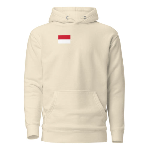 National Flag Hoodies - Collection 9 Monaco / M / Bone