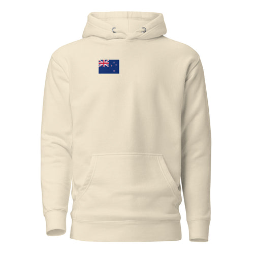 National Flag Hoodies - Collection 11 New Zealand / M / Bone