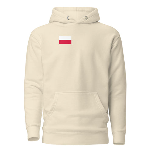National Flag Hoodies - Collection 12 Poland / M / Bone