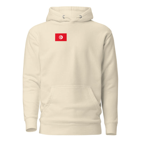 National Flag Hoodies - Collection 15 Tunisia / M / Bone