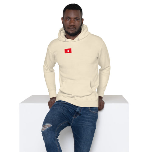 National Flag Hoodies - Collection 15 Tunisia / M / Bone