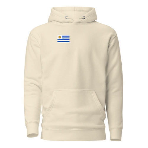 National Flag Hoodies - Collection 16 Uruguay / M / Bone
