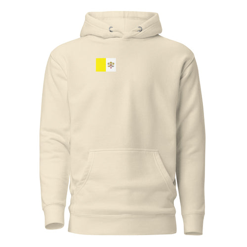 National Flag Hoodies - Collection 16 Vatican City / M / Bone