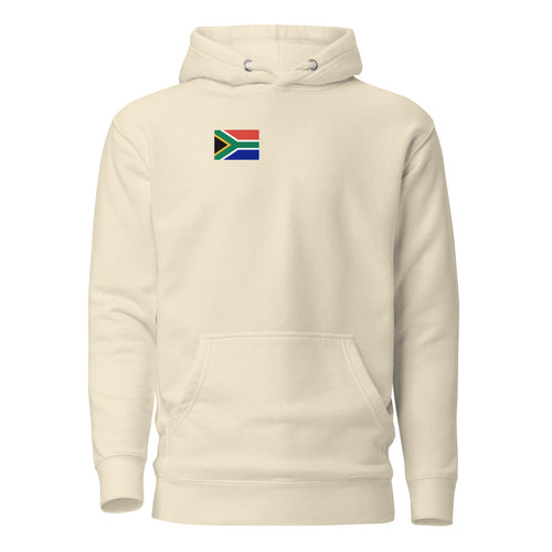 National Flag Hoodies - Collection 16 South Africa / M / Bone