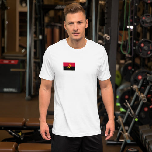 National Flag Shirts - Collection 2 Angola / S / White