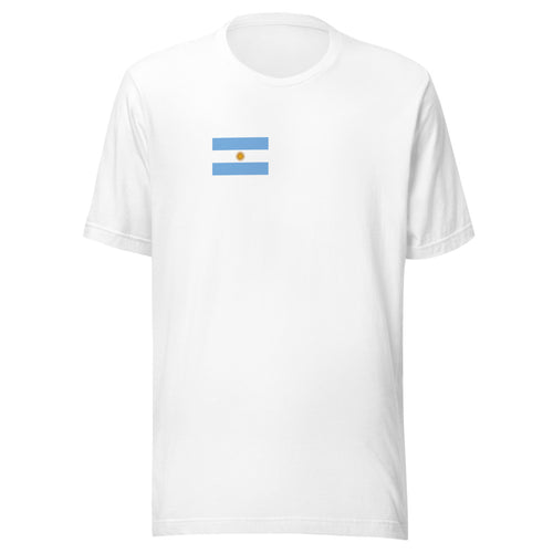 National Flag Shirts - Collection 2 Argentina / S / White