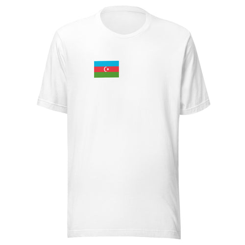 National Flag Shirts - Collection 3 Azerbaijan / S / White
