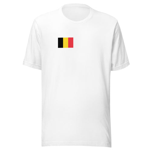 National Flag Shirts - Collection 3 Belgium / S / White