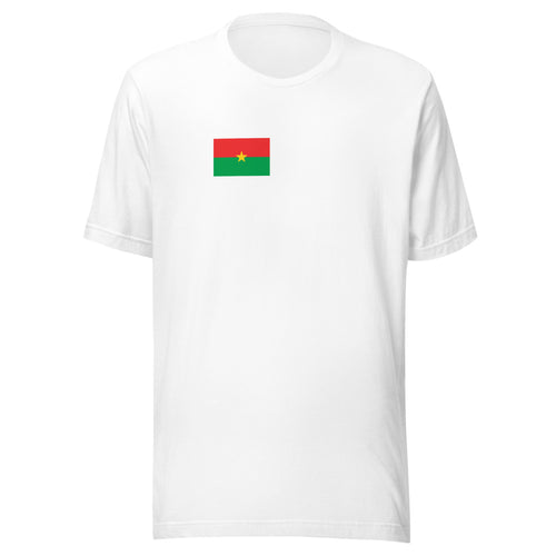National Flag Shirts - Collection 4 Burkina Faso / S / White
