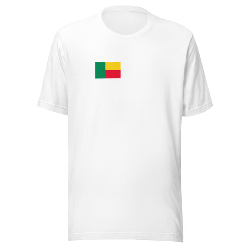 National Flag Shirts - Collection 4 Benin / S / White