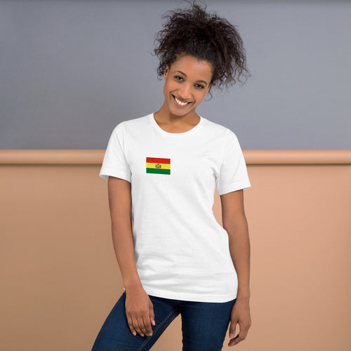 National Flag Shirts - Collection 5 Bolivia / S / White