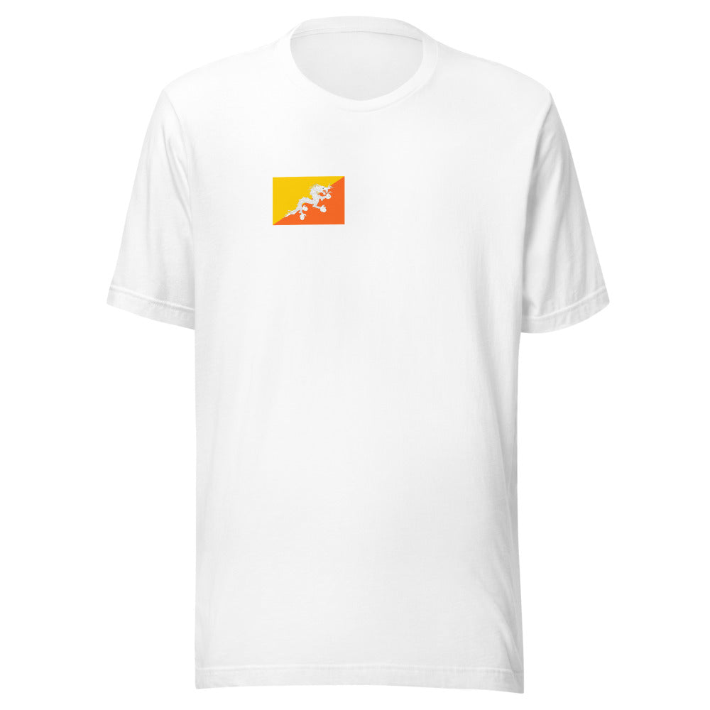 National Flag Shirts - Collection 5 Bhutan wshirt-s