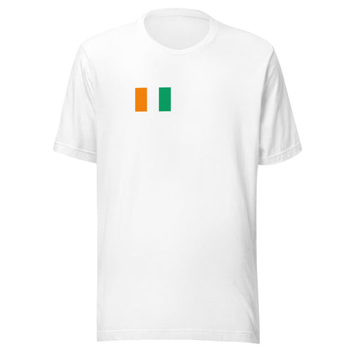 National Flag Shirts - Collection 39 Côte d'Ivoire / S / White