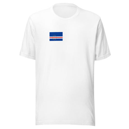 National Flag Shirts - Collection 8 Cape Verde / S / White
